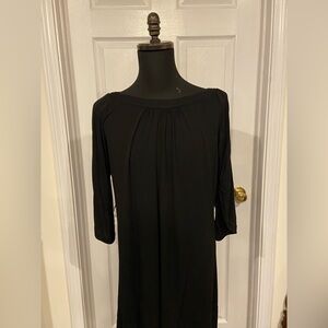 BCBGMaxAzria Classic Black Dress flowy business casual size M women’s